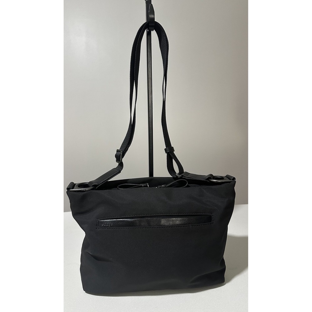 Ebag Black Messenger Bag Adjustable Crossbody Zipper RFID Protected